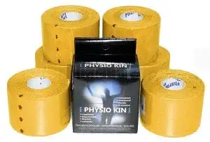 NASTRO NEUROMUSCOLARE ADESIVO ELASTICO PHYSIO KIN ALTEZZA 5 CM LUNGHEZZA 5 M COLORE GIALLO