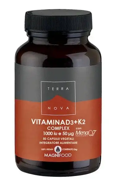 TERRANOVA VITAMINA D3 + K2 50 CAPSULE
