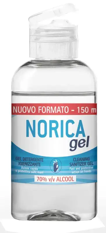 NORICA GEL DETERGENTE IGIENIZZANTE 70% ALCOOL 150 ML