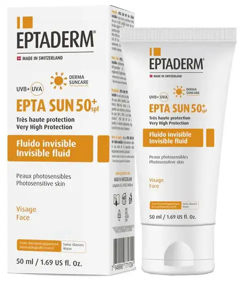 EPTA SUN SPF50+ FLUIDO INVISIBILE 50 ML