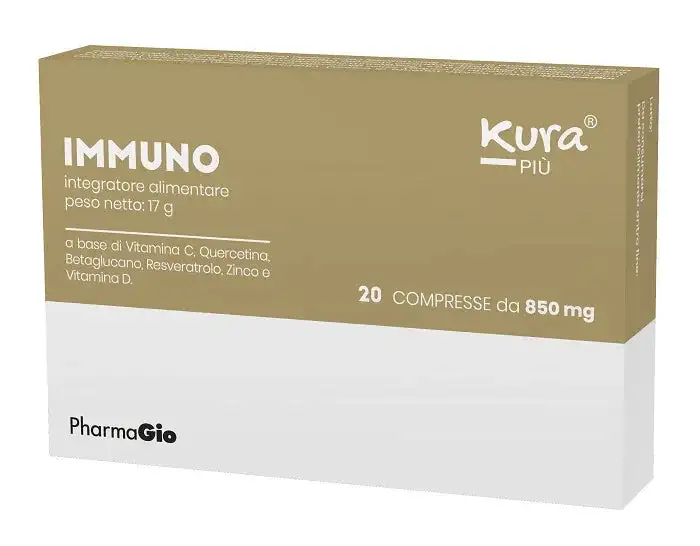 KURA PIU' IMMUNO 20 COMPRESSE