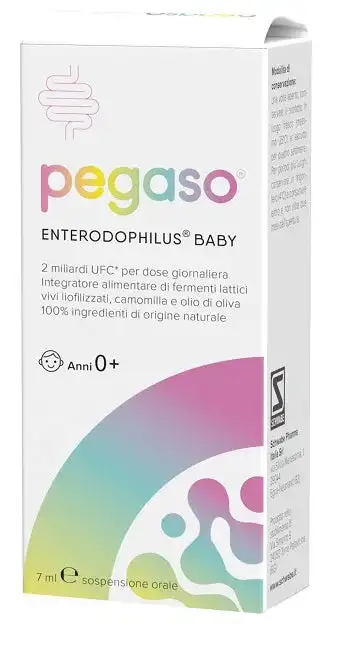 PEGASO GONFIORE BABY 1 FLACONCINO 7 ML SENZA ZUCCHERO SENZA GLUTINE NATURALMENTE PRIVO DI LATTOSIO