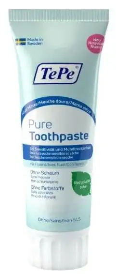 TEPE PURE MENTA PIPERITA DELICATA DENTIFRICIO 75 ML