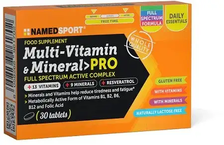 MULTI-VITAMIN&MINERAL PRO 30 COMPRESSE
