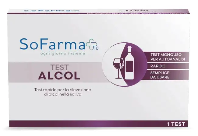 TEST AUTODIAGNOSTICO RAPIDO ALCOL SOFARMAPIU'