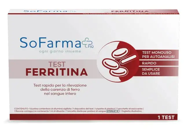 TEST AUTODIAGNOSTICO FERRITINA SOFARMAPIU'