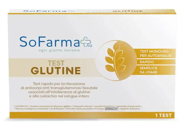 TEST AUTODIAGNOSTICO GLUTINE SOFARMAPIU'
