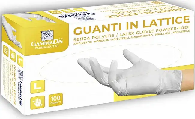 GUANTI LATTICE SENZA POLVERE SMALL 100 PEZZI GAMMADIS