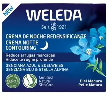 CREMA NOTTE CONTOURING GENZIANA BLU & STELLA ALPINA 40 ML