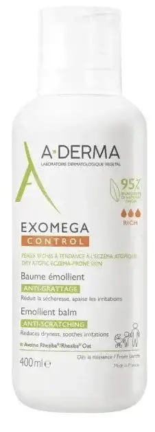 EXOMEGA CONTROL BALSAMO EMOLLIENTE ANTI - GRATTAGE 400 ML