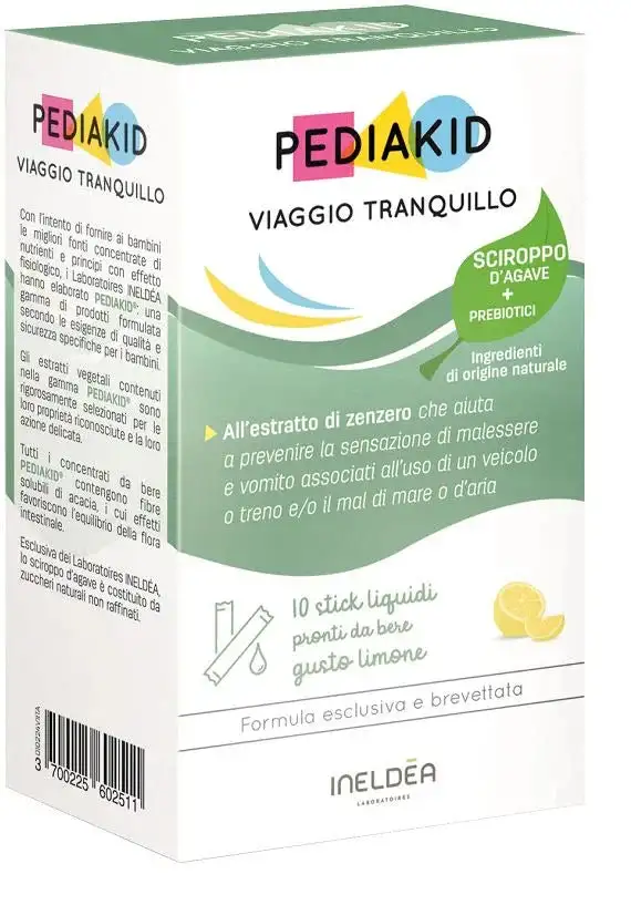 PEDIAKID VIAGGIO TRANQUILLO 10 STICK
