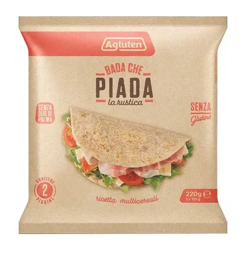 AGLUTEN BADA CHE PIADA LA RUSTICA 220 G