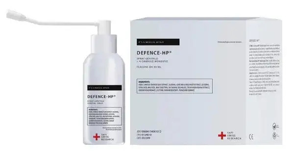 SPRAY PROTETTIVO MUCOSA VAGINALE DEFENCE HP GENITAL 40 ML + 4 CANNULE MONOUSO