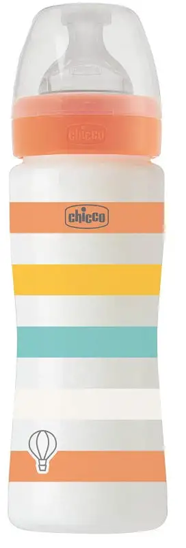 Chicco biberon Well Being arancione 330 ml