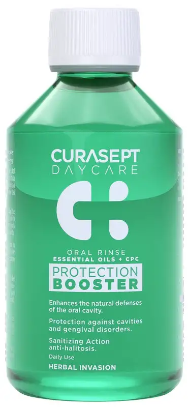 CURASEPT DAYCARE COLLUTORIO PROTECTION BOOSTER HERBAL INVESION 100 ML