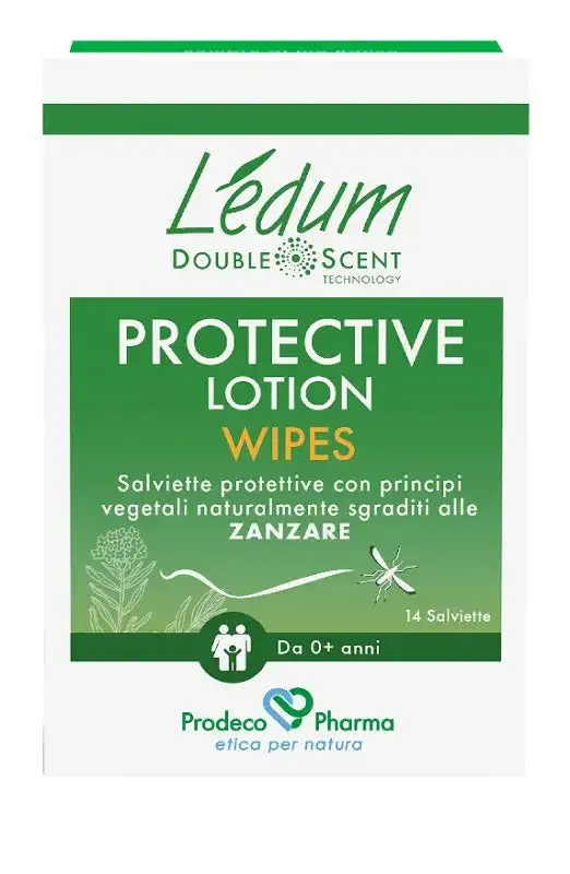 LEDUM DS PROTECTIVE LOTION WIPES 14 PEZZI