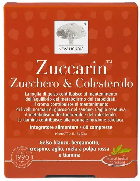 ZUCCARIN ZUCCHERO & COLESTEROLO 60 COMPRESSE