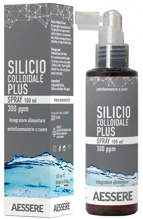 SILICIO COLLOIDALE PLUS SPRAY 300PPM 100 ML