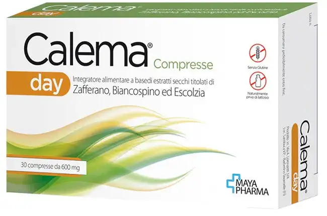 CALEMA DAY 30 COMPRESSE DA 600 MG SENZA GLUTINE NATURALMENTE PRIVO DI LATTOSIO