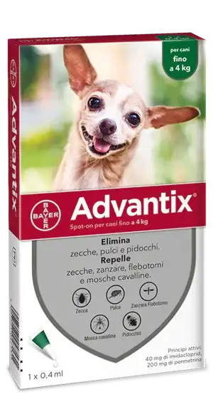 ADVANTIX SPOT ON*1PIP 0-4KG