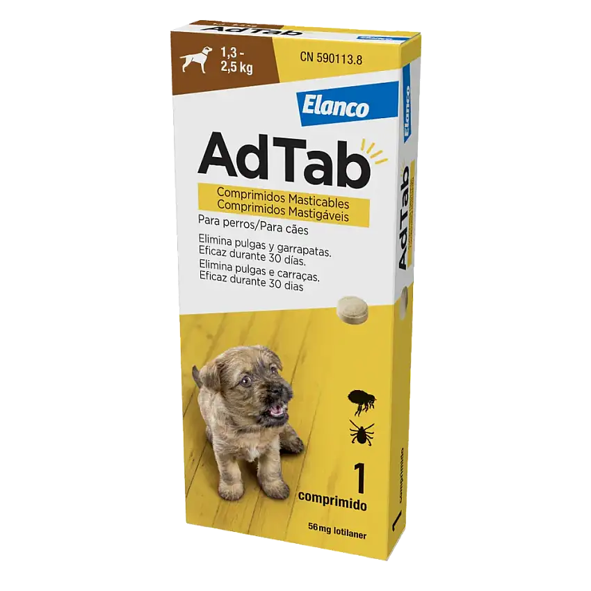 ADTAB*3CPR 56MG CANI 1,3-2,5KG