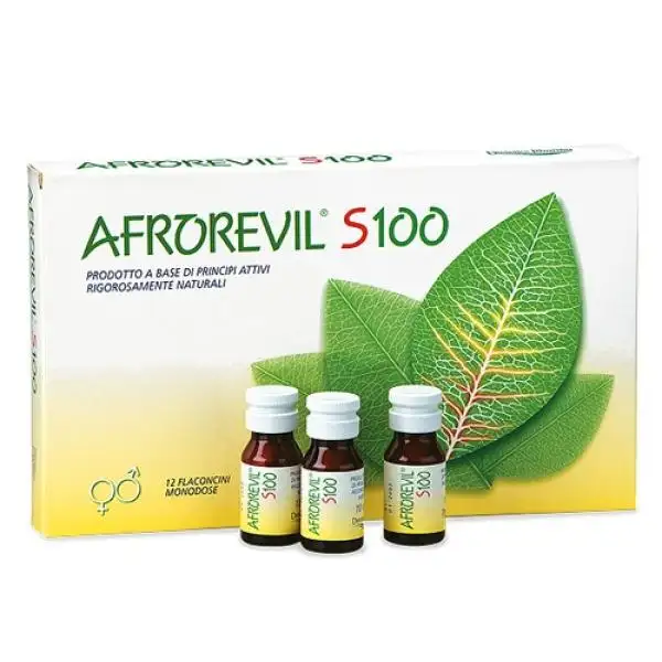 Afrorevil S100 integratore tonico energizzante 12 fiale 10 ml
