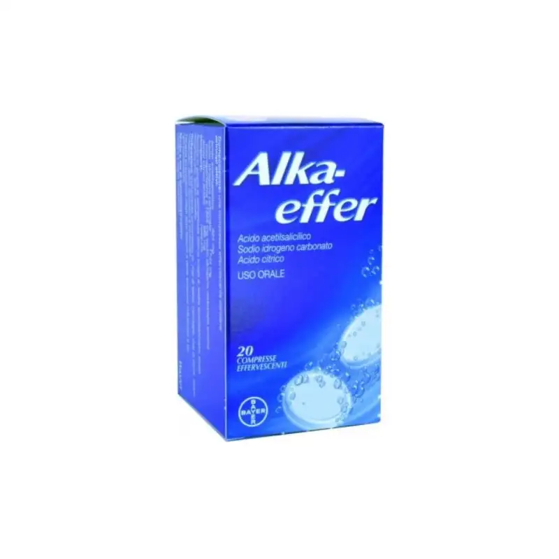 Alkaeffer - farmaco antidolorifico 20 compresse effervescenti