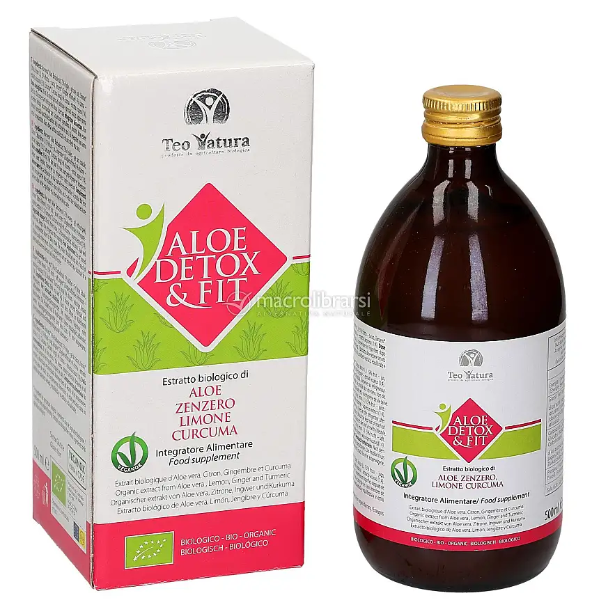 Aloe Detox & Fit - Estratto biologico di Aloe, Zenzero, Limone e Curcuma