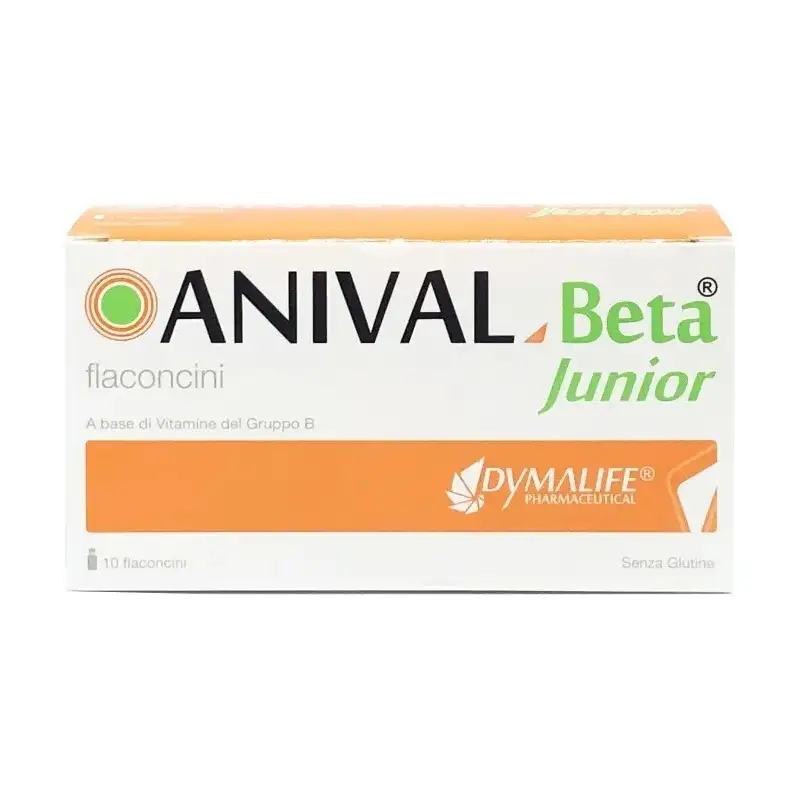 Anival beta junior 10 flaconcini - integratore di vitamine b