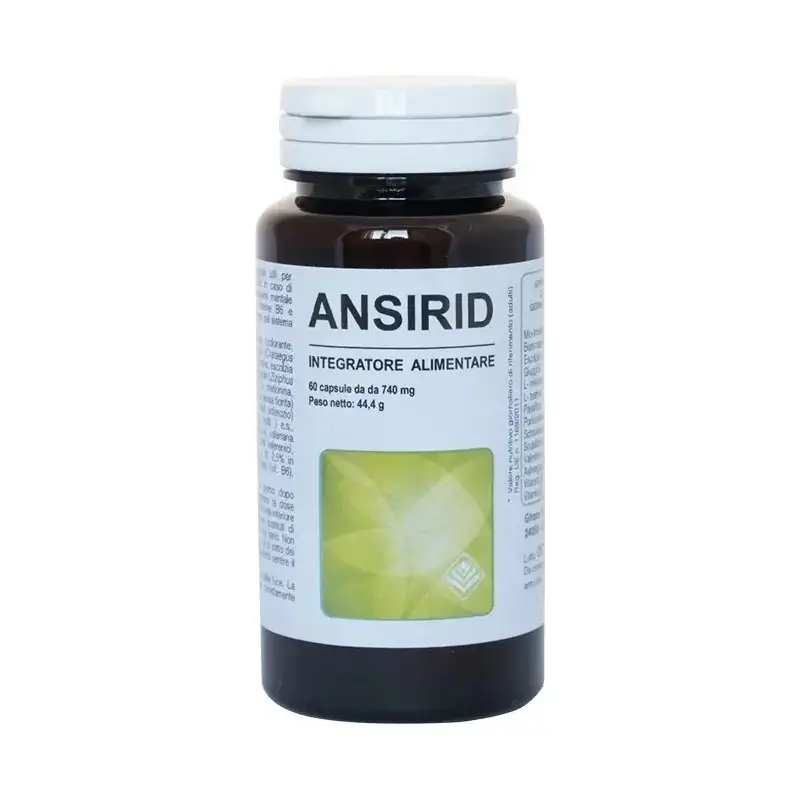 Ansirid 60 capsule - integratore per ansia e stress