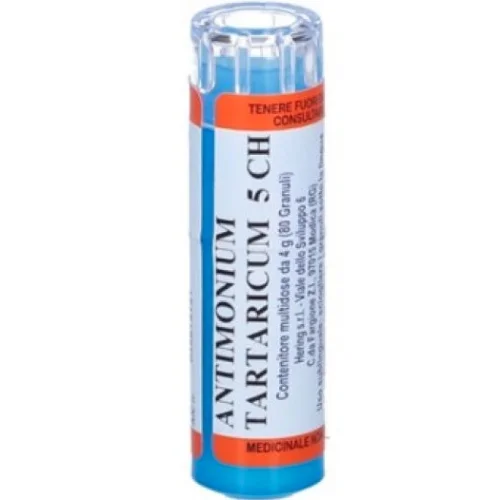 Antimonium Tartaricum 5ch Medicinale Omeopatico Hering