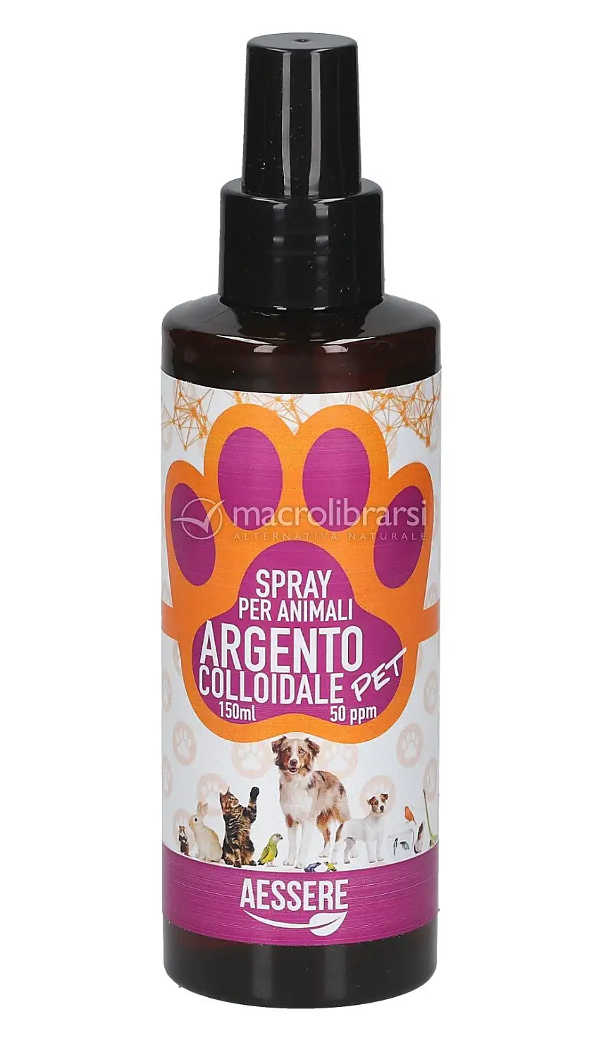 Argento Colloidale Pet 50 PPM - Spray per Animali