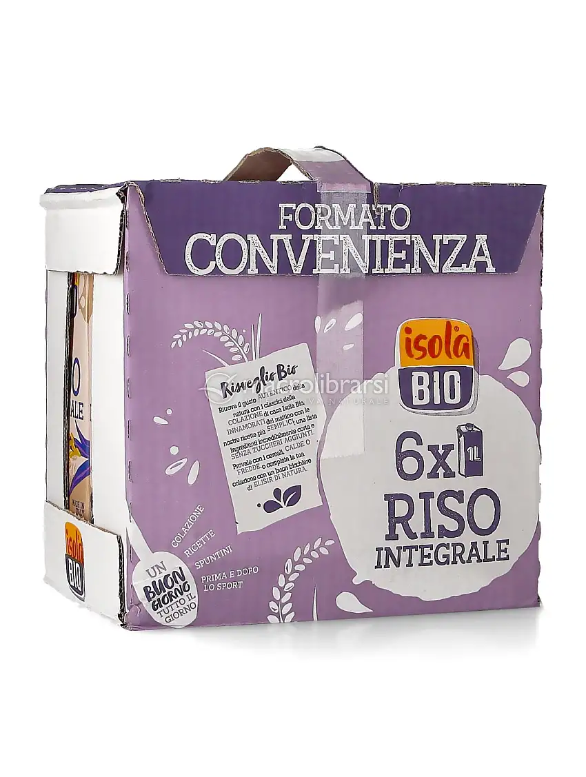 Bevanda di Riso Integrale - Formato Risparmio - 6 x 1 l