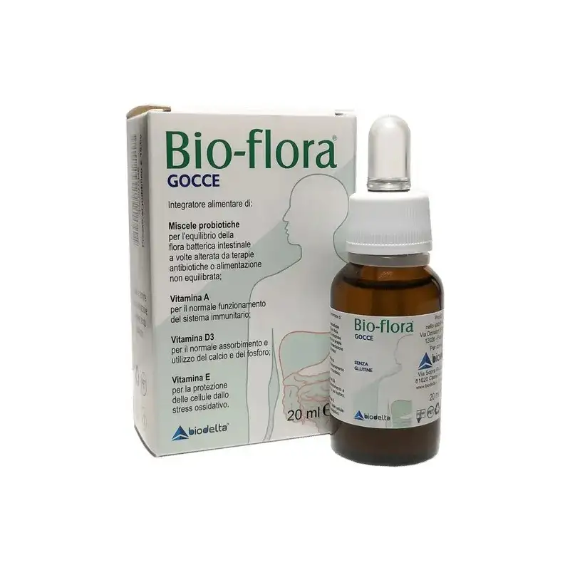 Bioflora 20 ml gocce - integratore di probiotici