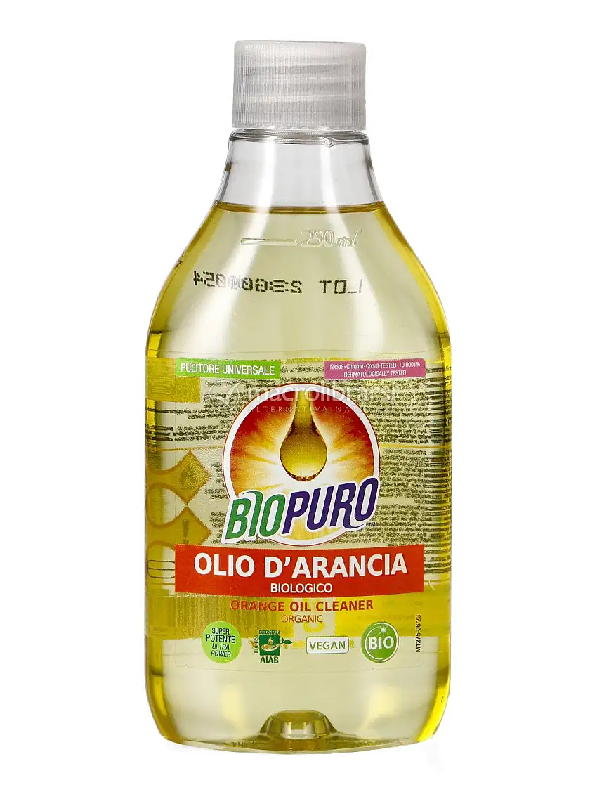 Biopuro Olio d'Arancia Bio - Sgrassatore Naturale Concentrato