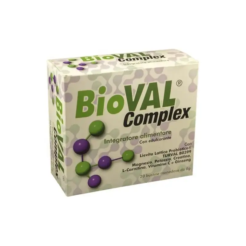 Bioval complex 20 bustine - integratore per l'energia