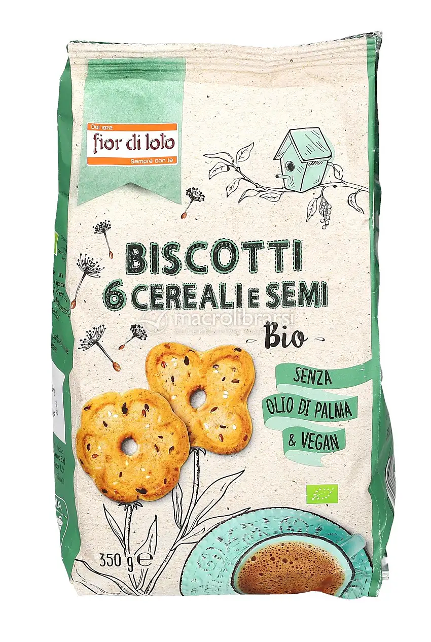 Biscotti 6 Cereali e Semi Bio