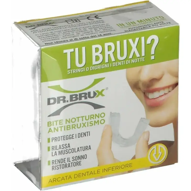 Dr. brux Bite dentale notte per arcata inferiore modellante