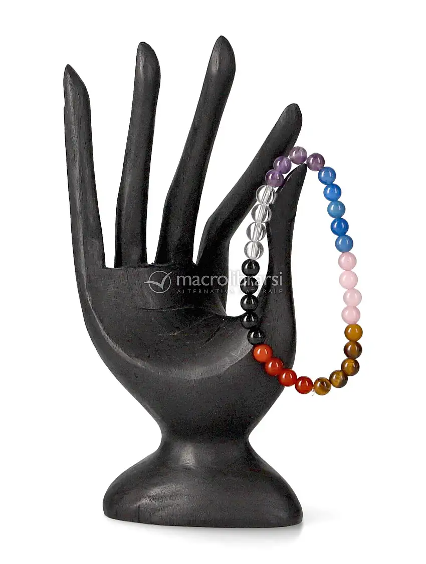 Bracciale 7 Chakra  - 4/5 Pietre per Chakra