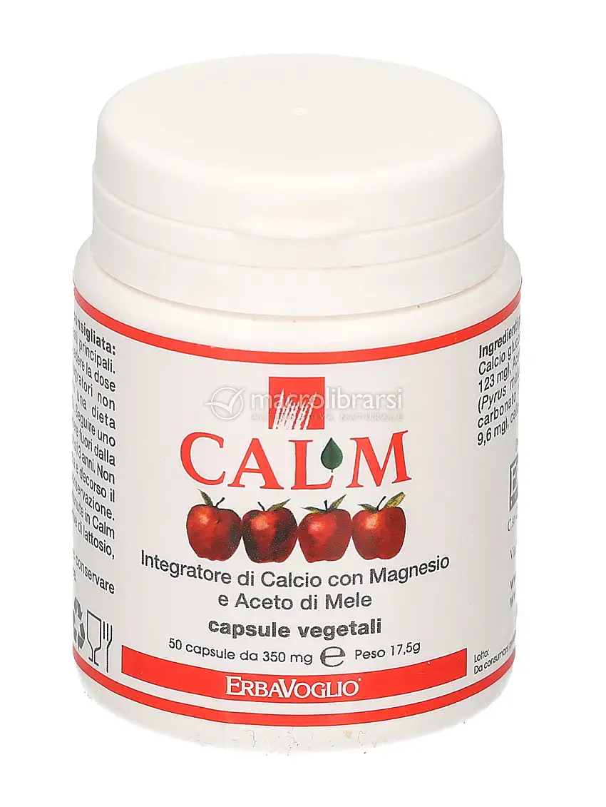 Calm - Integratore di Calcio, Magnesio e Aceto di Mele in Capsule