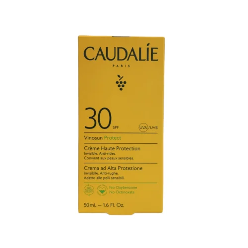 Vinosun Protect Caudalie Crema Alta Protezione SPF30 Viso Collo 50 ml