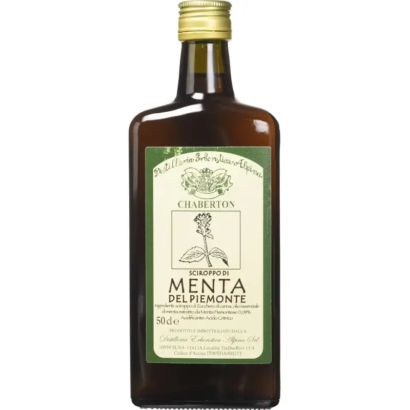 Fior di loto chaberton 500 ml - sciroppo di menta del piemonte