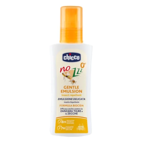 Chicco NoZZZ Emulsione Delicata Insetto Repellente Bebè e Bambini 0m+ 100ml
