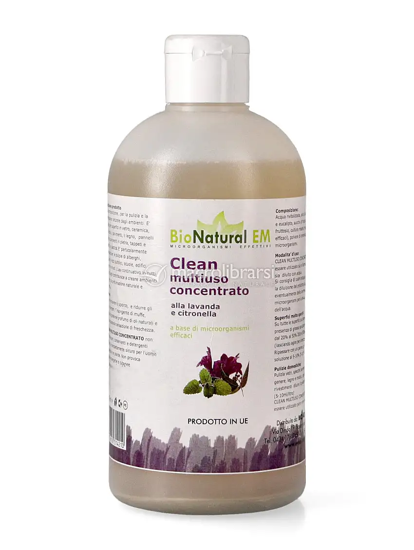 Clean - Detergente Multiuso Concentrato alla Lavanda e Citronella