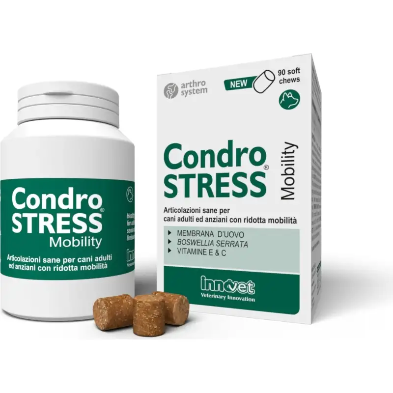 Innovet Condrostress mobility 90 chews - mangime complementare per cani