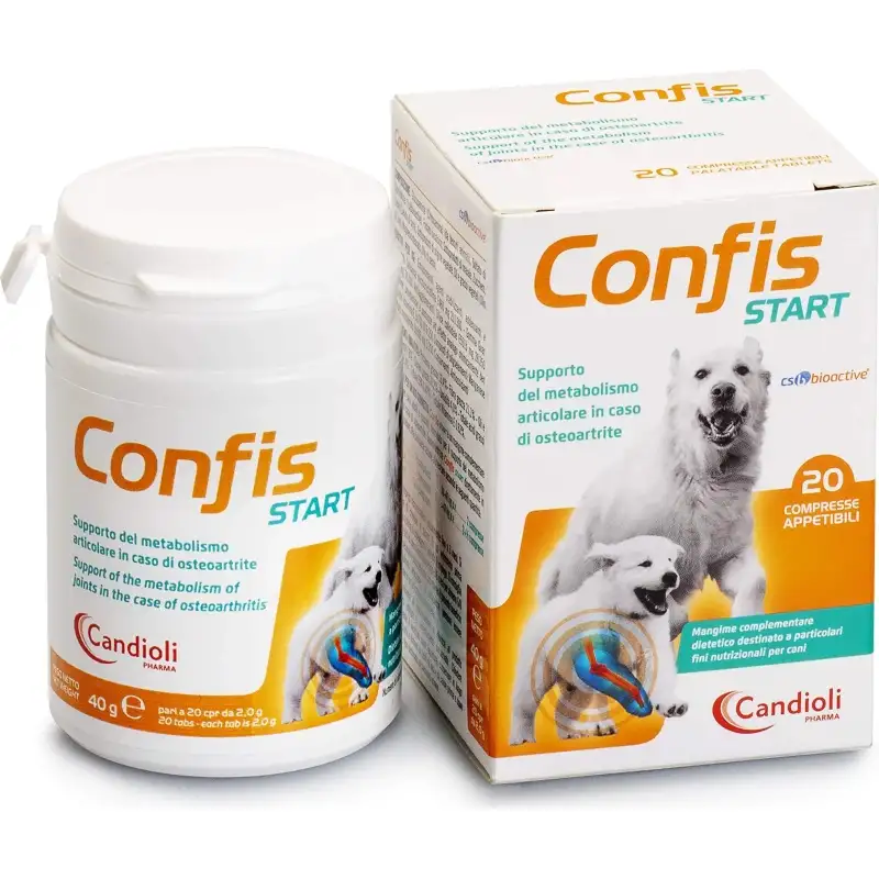 Candioli Confis start 20 compresse - mangime complementare dietetico per cani
