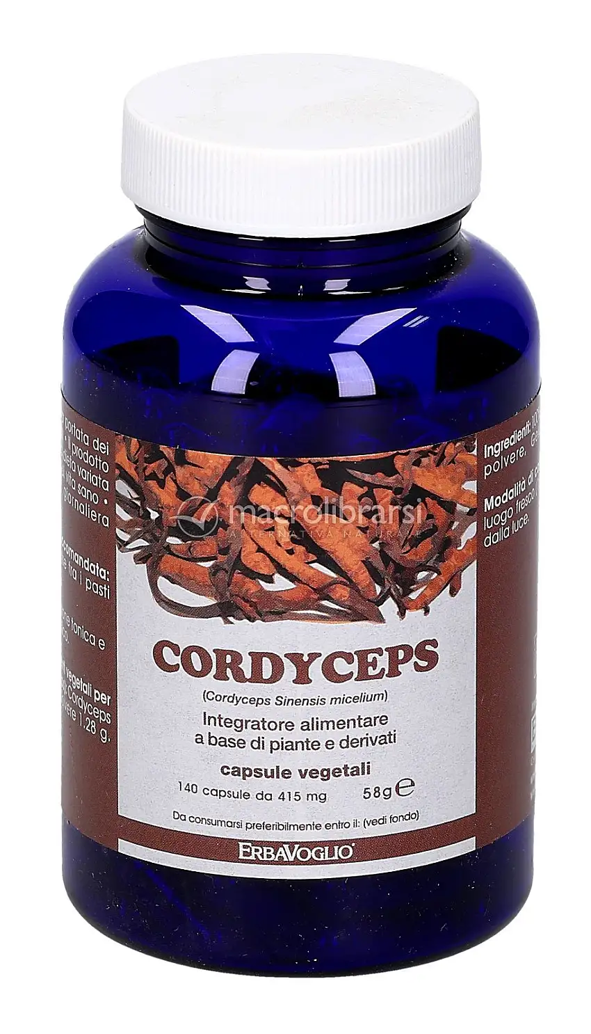 Cordyceps - 140 Capsule Vegetali