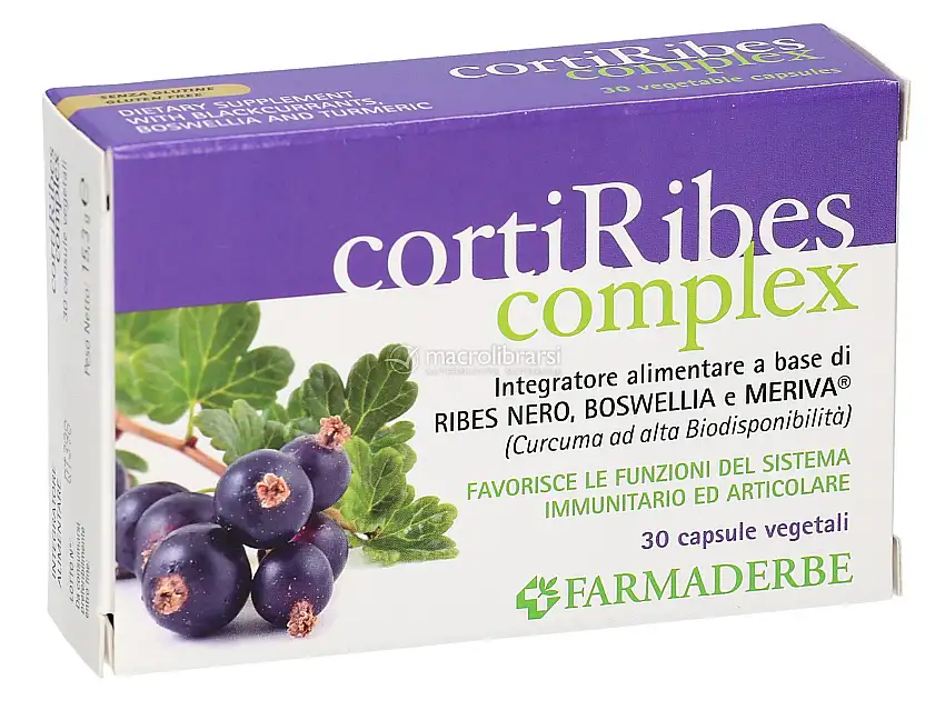 CortiRibes Complex - Integratore a base di Ribes Nero, Boswellia e Meriva