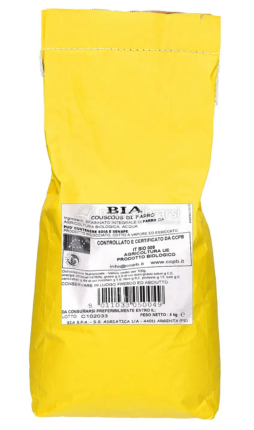 Cous Cous di Farro Integrale Bio