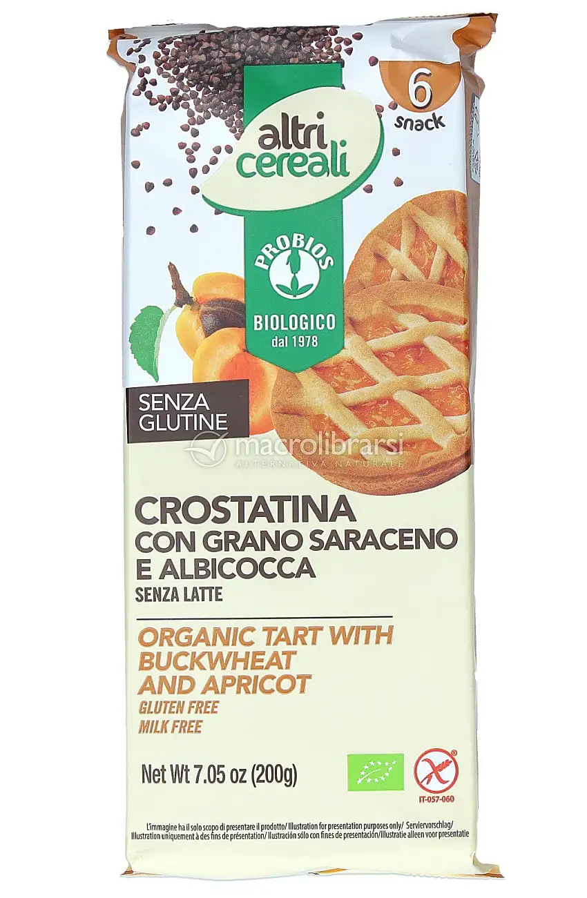 Crostatina con Grano Saraceno e Albicocca Bio